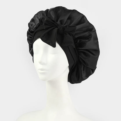 Elastic strap color Ding round hat bow