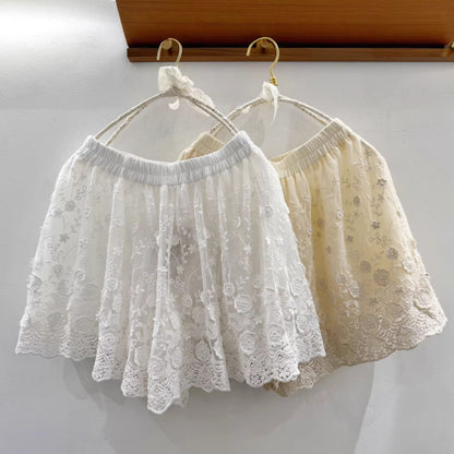 Lace shorts for women