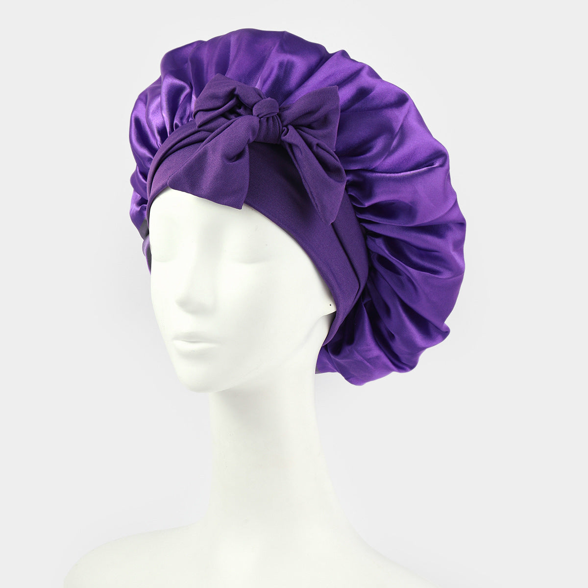 Elastic strap color Ding round hat bow