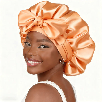 Elastic strap color Ding round hat bow
