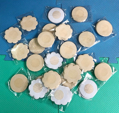 50pcs Women's Invisible Breast Lift Tape Overlays on Bra Nipple Stickers Chest Stickers Adhesivo Bra Nipple Covers Accessories