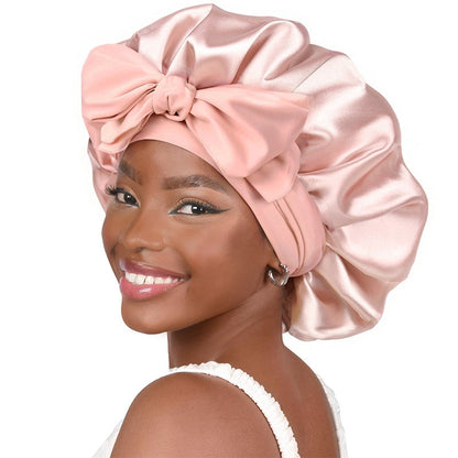 Elastic strap color Ding round hat bow