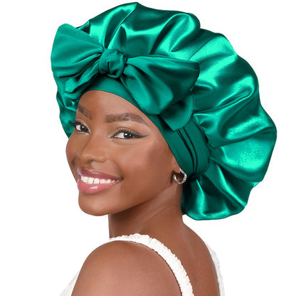 Elastic strap color Ding round hat bow