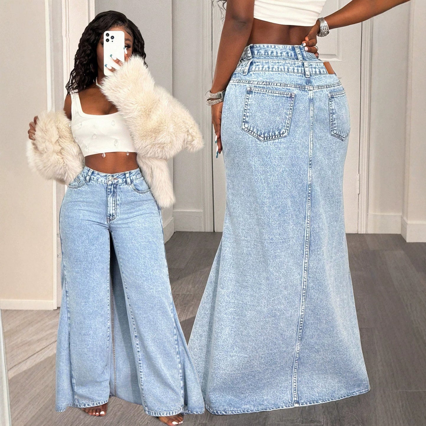 Loose jeans for women