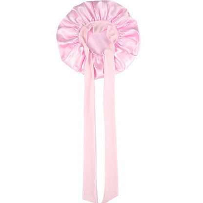Elastic strap color Ding round hat bow