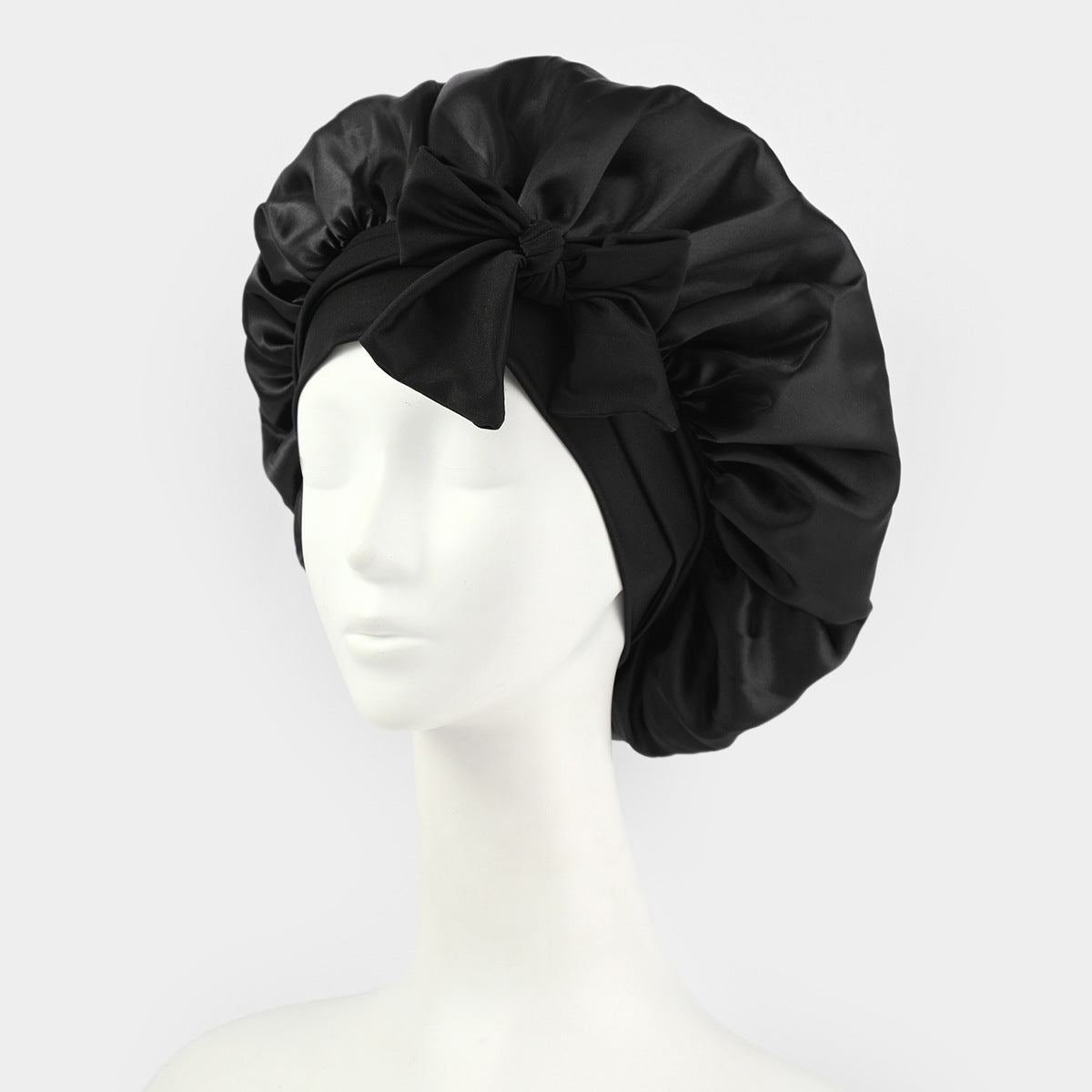 Elastic strap color Ding round hat bow