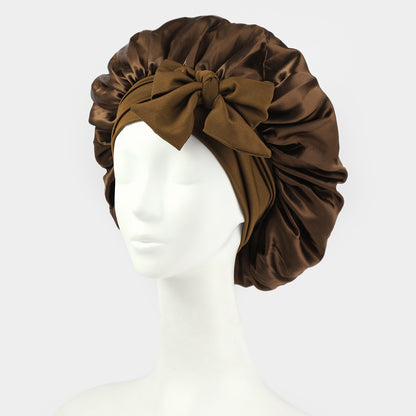 Elastic strap color Ding round hat bow