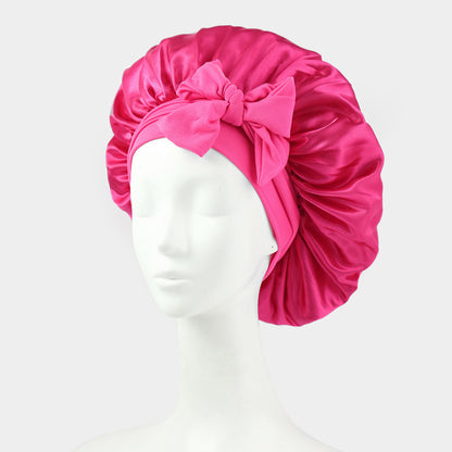 Elastic strap color Ding round hat bow
