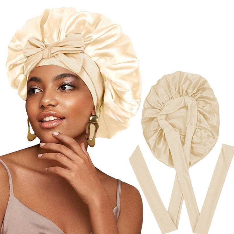 Elastic strap color Ding round hat bow