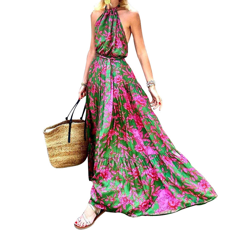 Women’S Halter-Neck Dress