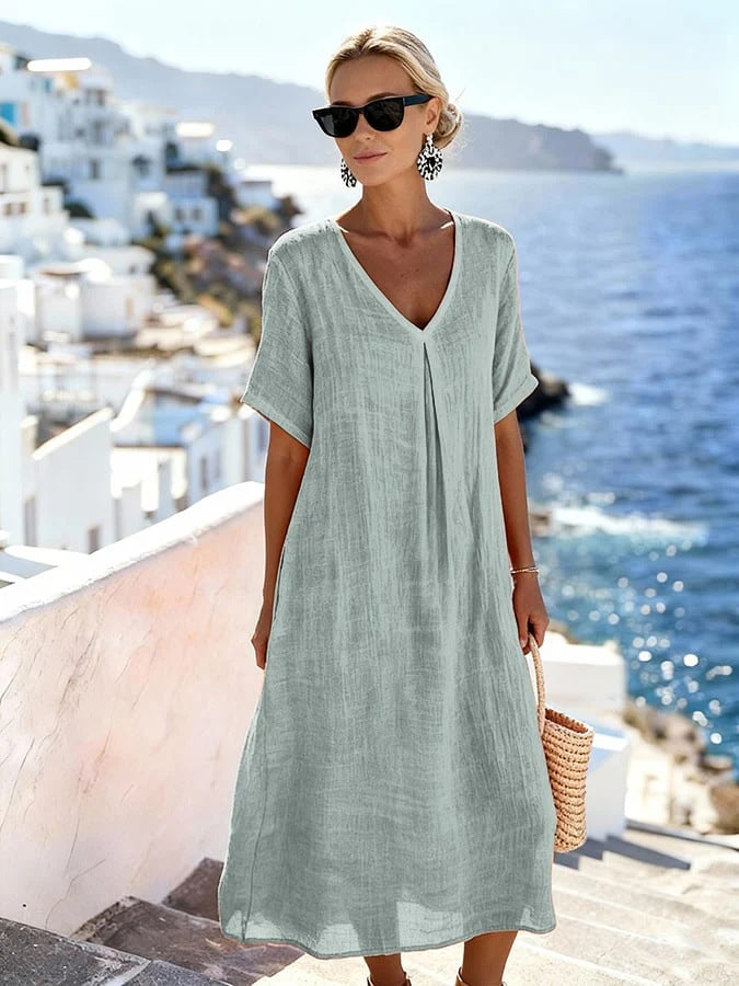 Women’S V-Neck Dress