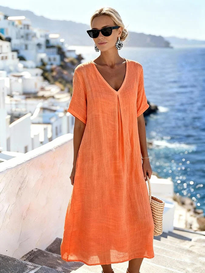 Women’S V-Neck Dress