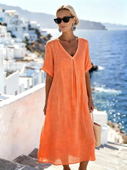 Women’S V-Neck Dress
