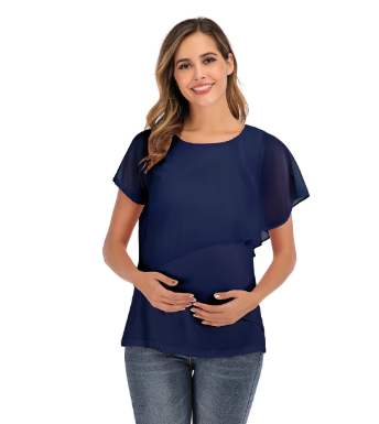 Short-Sleeved Nursing Clothes For Pregnant Women